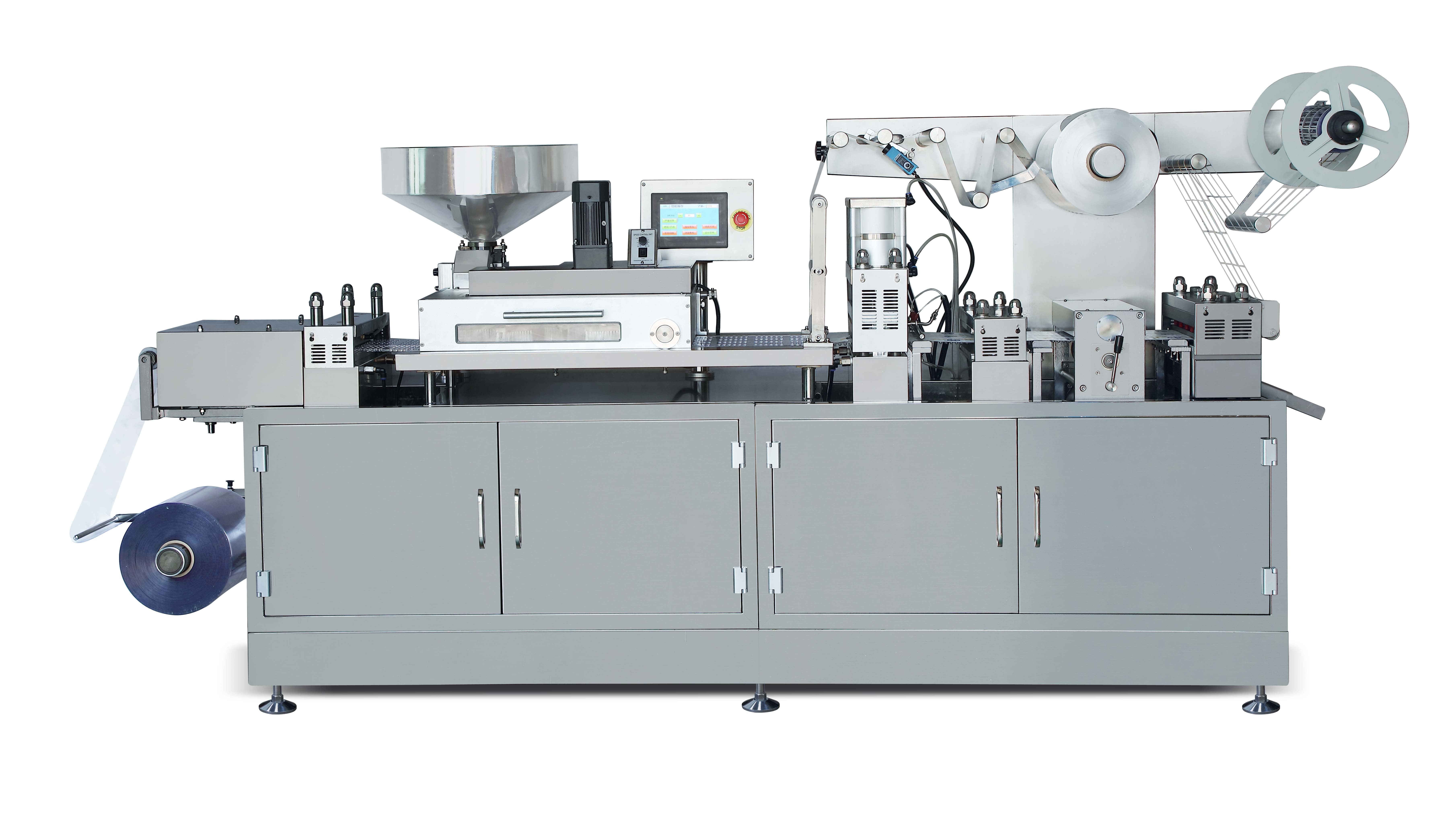 เครื่องบรรจุตุ่มอัตโนมัติพลาสติกอลูมิเนียม DPP-140A